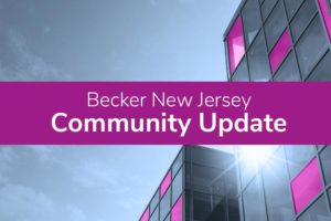 Becker New Jersey Community Update Banner